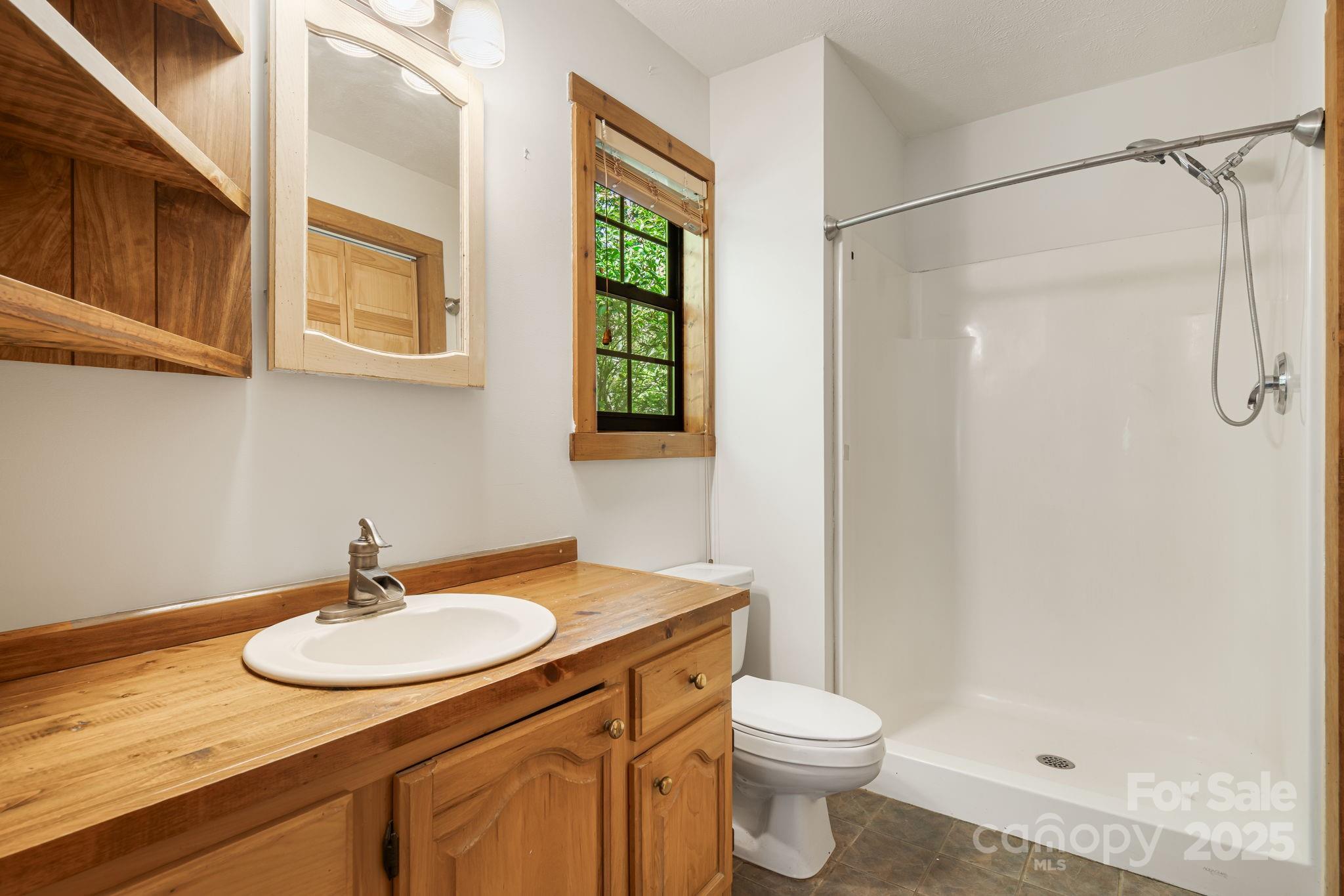 206 Willow Lane Brevard, NC 28712 - Photo 17 of 43 a bathroom with a sink toilet and shower