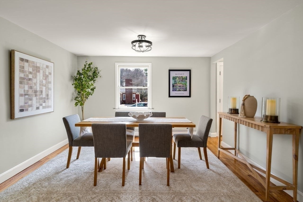 11 Winter Street Foxboro, MA 02035 - Photo 8 of 34 a view of a dining room with furniture window and wooden floor