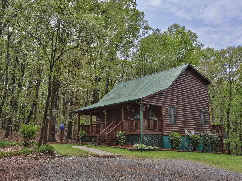 2957 Sunlight Road Ellijay, GA 30540 - Photo 1 of 1 Front side view of Home has seasonal Mountain View off the front porch