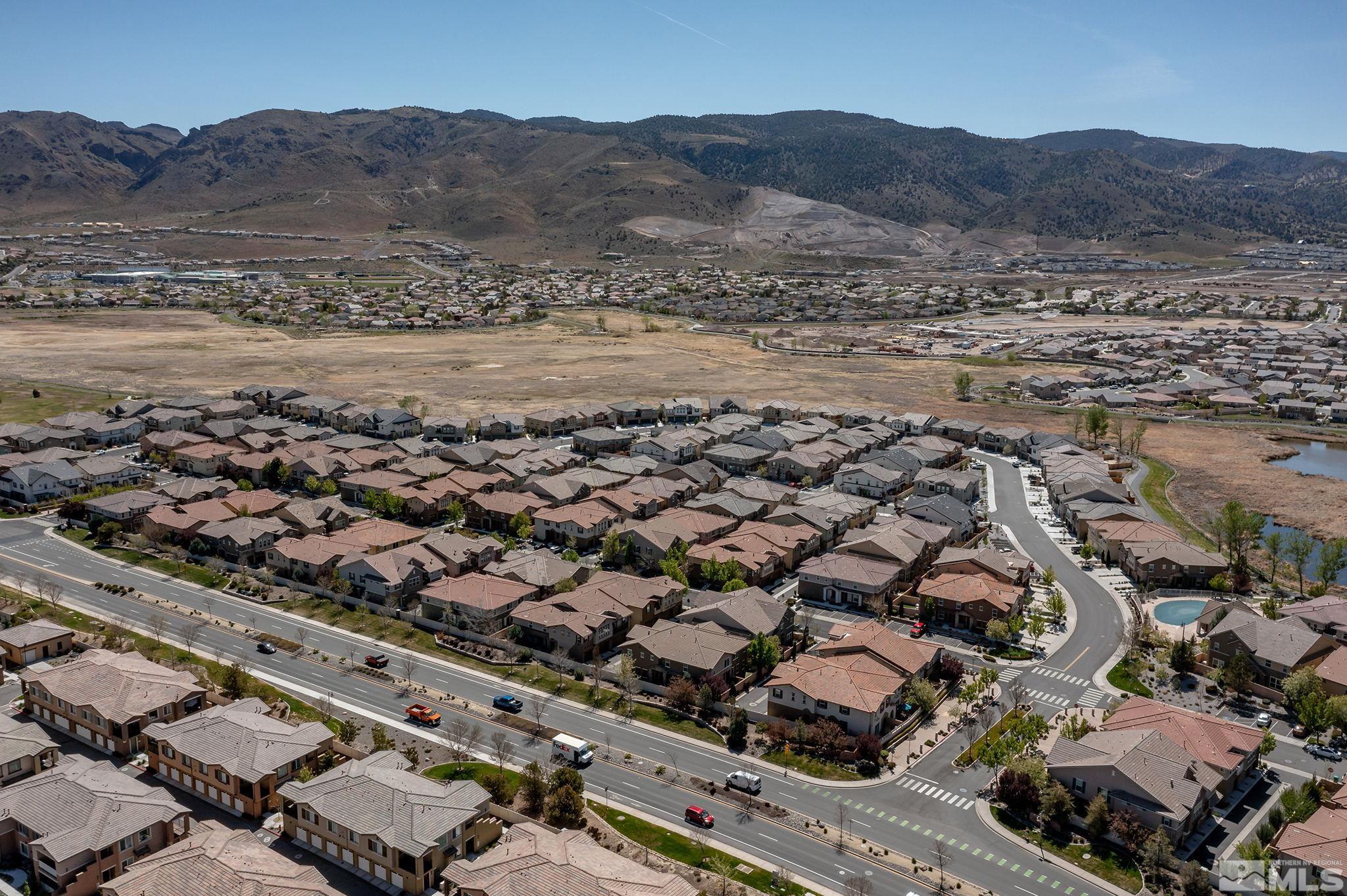 1808 Wind Ranch Road, Unit A Reno, NV 89521 - Photo 25 of 30 an aerial view of a city