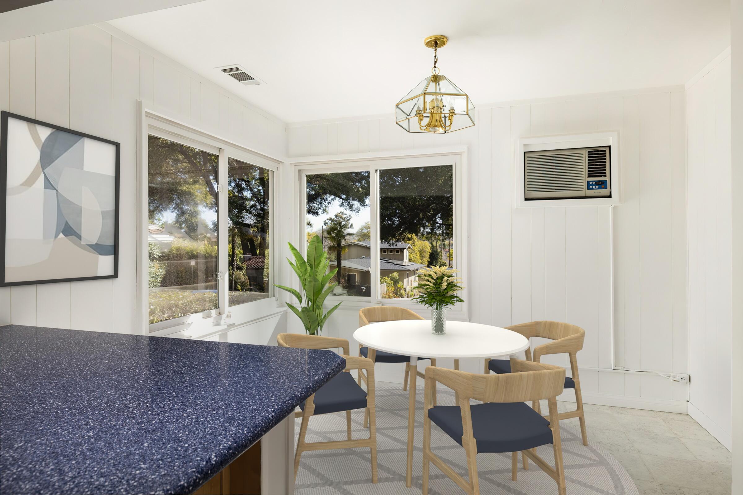 520 San Onofre Road Santa Barbara, CA 93105 - Photo 14 of 33 Kitchen to Dining Virtually Staged