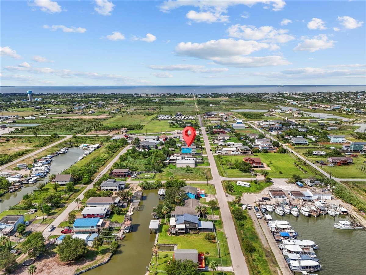 1012D 22nd Street, Unit D Dickinson, TX 77539 - Photo 39 of 44 an aerial view of residential houses with outdoor space