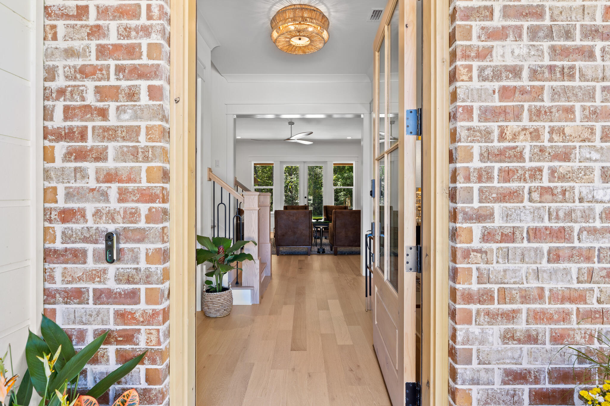 Lot 9 Shimmer Circle Freeport, FL 32439 - Photo 2 of 13 a view of a hallway with entryway and wooden floor