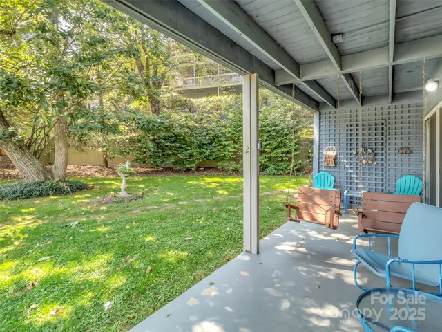 a house view with a sitting space and garden view