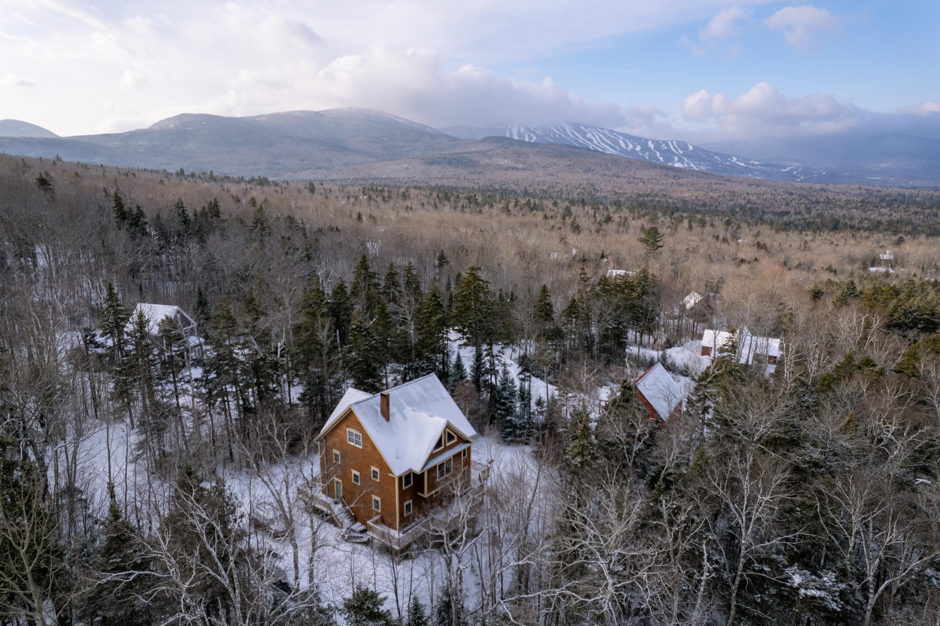 2025 Hillside Road Carrabassett Valley, ME 04947 - Photo 11 of 45 NK_2025HillsideAerial_01-21-2026-12