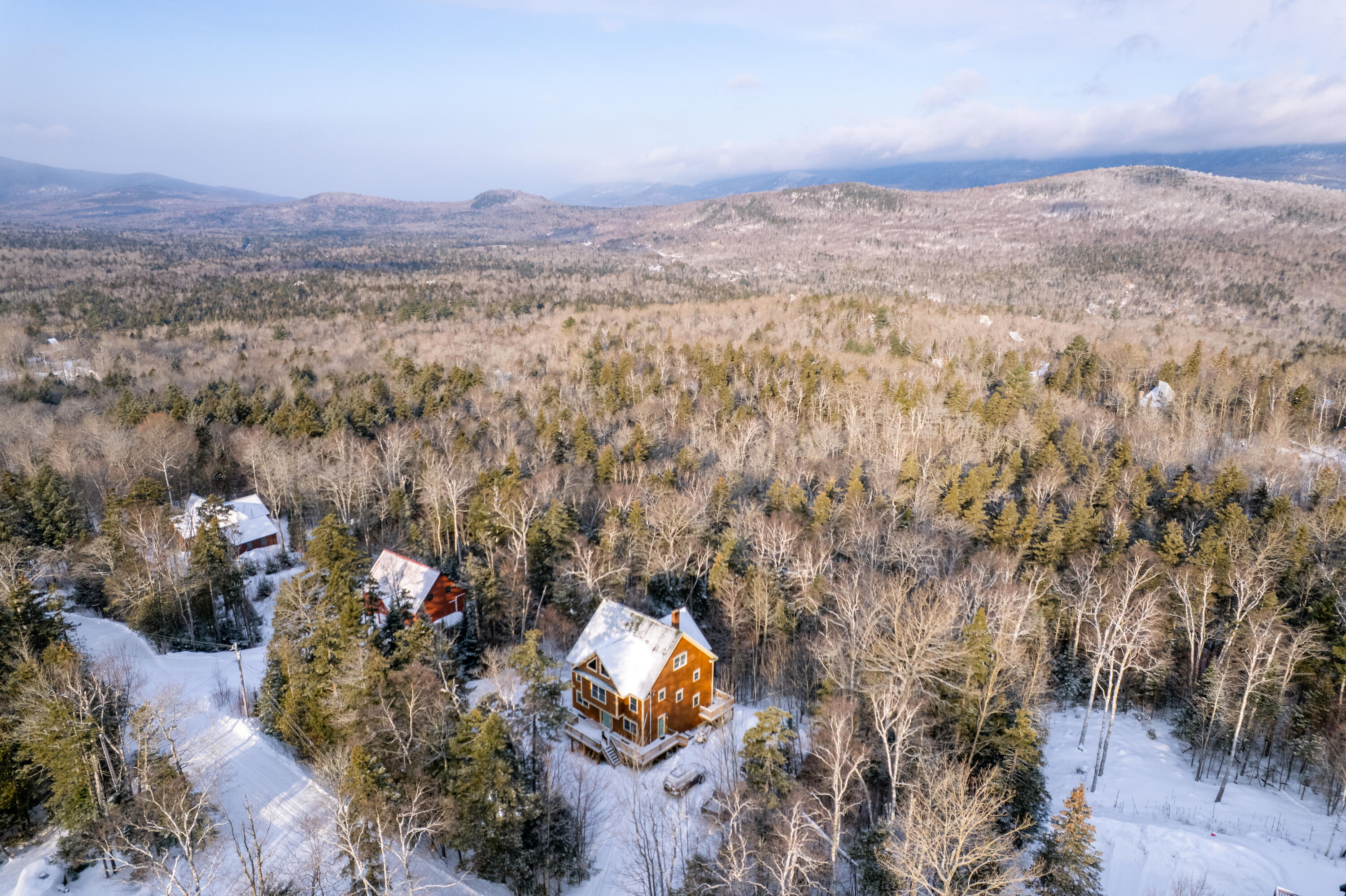 2025 Hillside Road Carrabassett Valley, ME 04947 - Photo 4 of 45 NK_2025HillsideAerial_01-21-2026-5