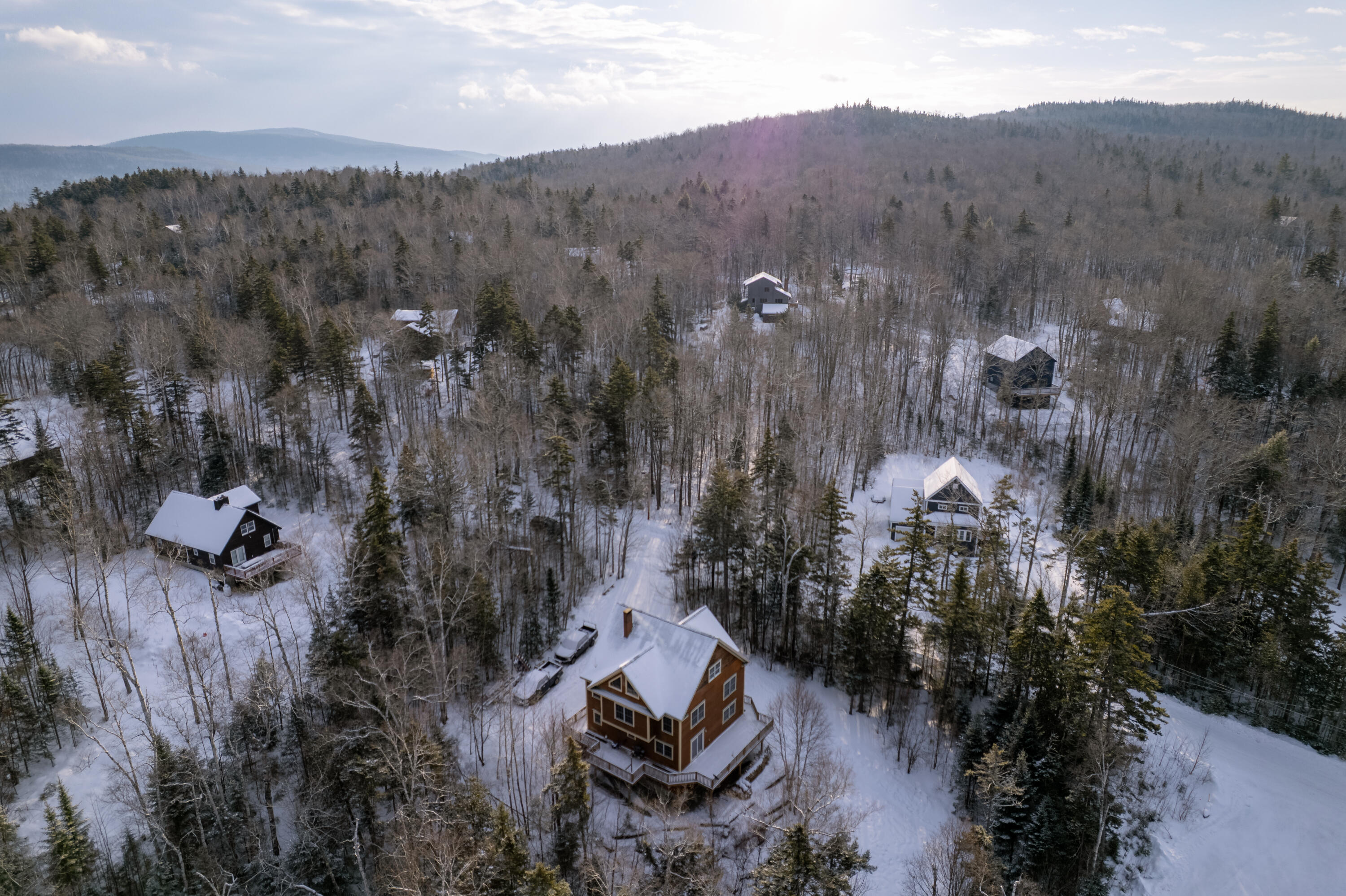 2025 Hillside Road Carrabassett Valley, ME 04947 - Photo 7 of 45 NK_2025HillsideAerial_01-21-2026-8