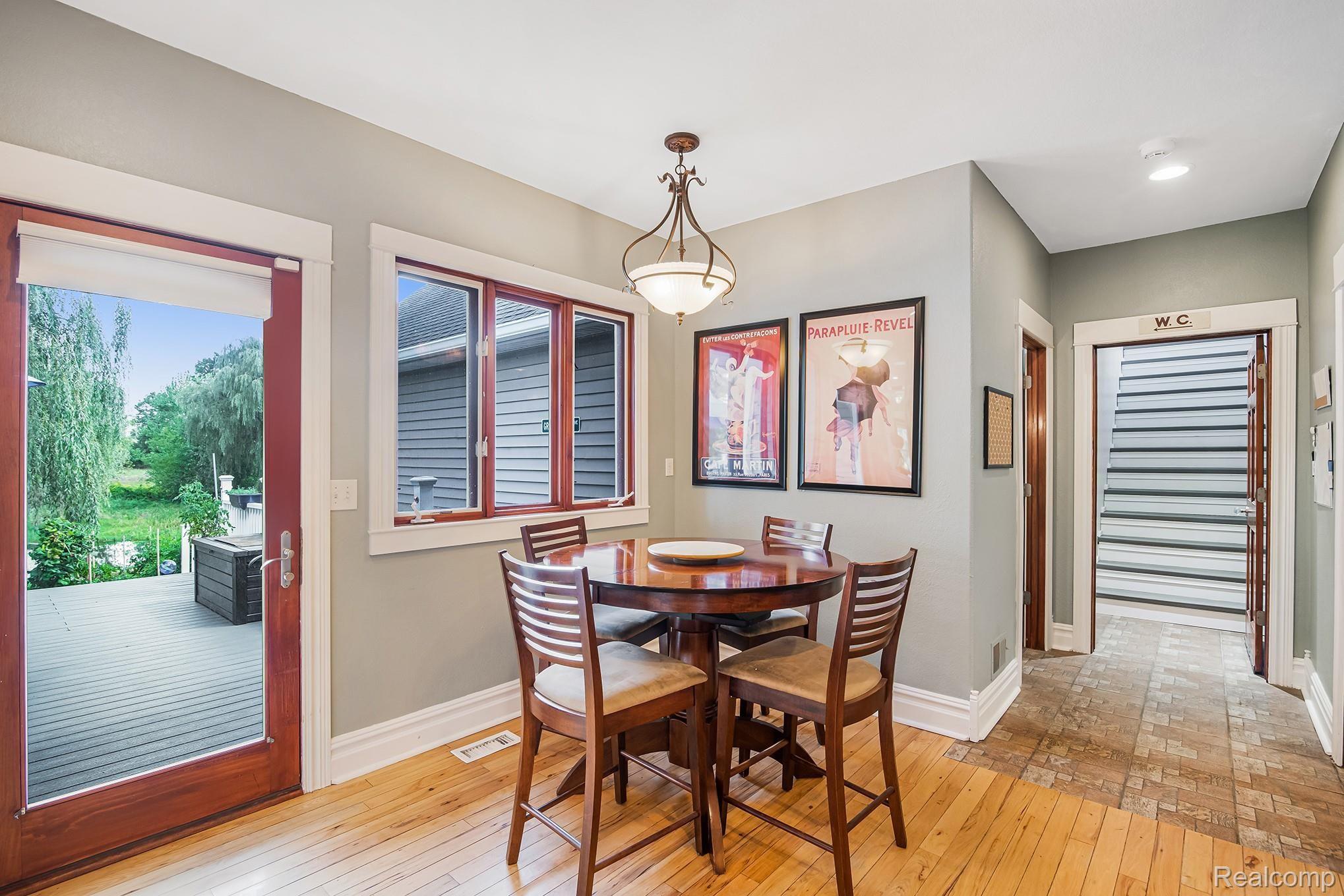 5412 Vines Road Howell, MI 48843 - Photo 15 of 47 Breakfast nook with door to the rear deck
