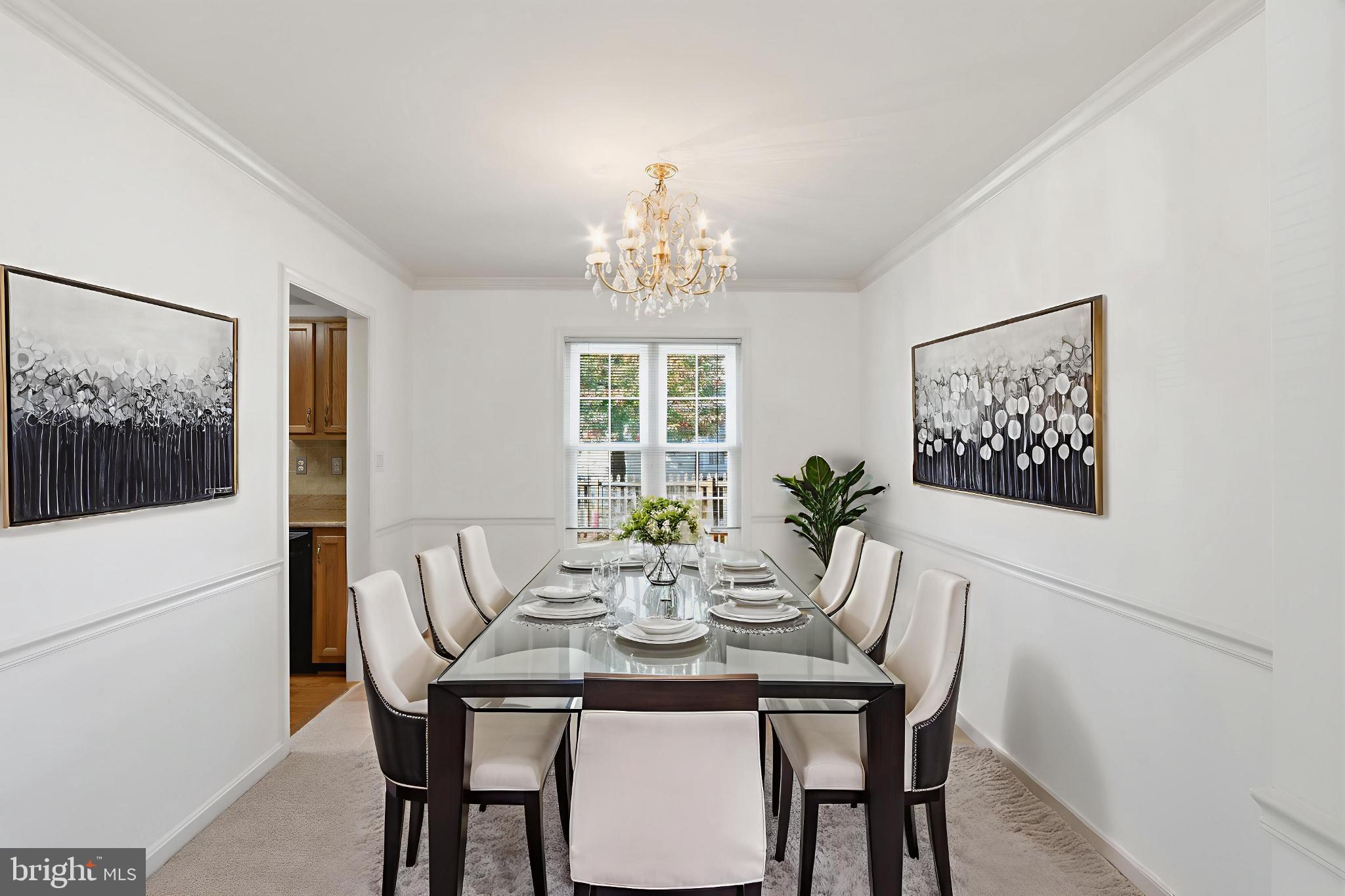 1106 Canyon Road Silver Spring, MD 20904 - Photo 11 of 43 a view of a dining room with furniture window and outside view