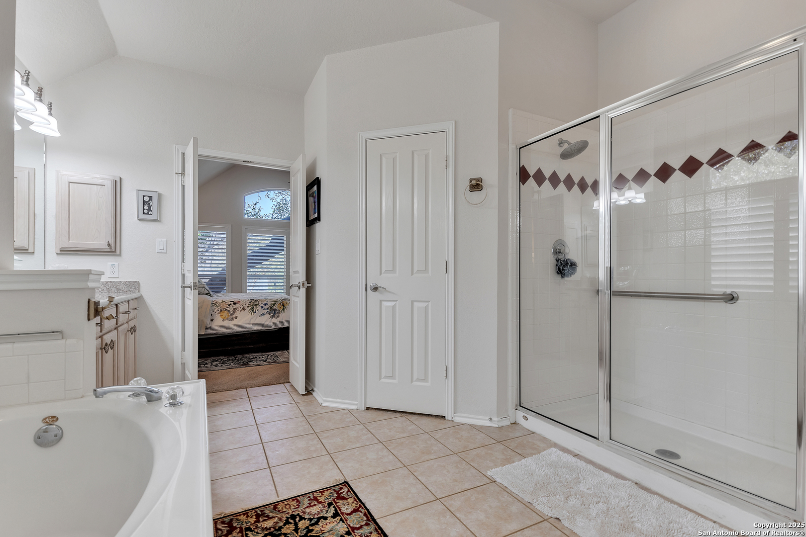 1735 Diamond Ridge San Antonio, TX 78248 - Photo 21 of 33 a bathroom with a sink and a shower