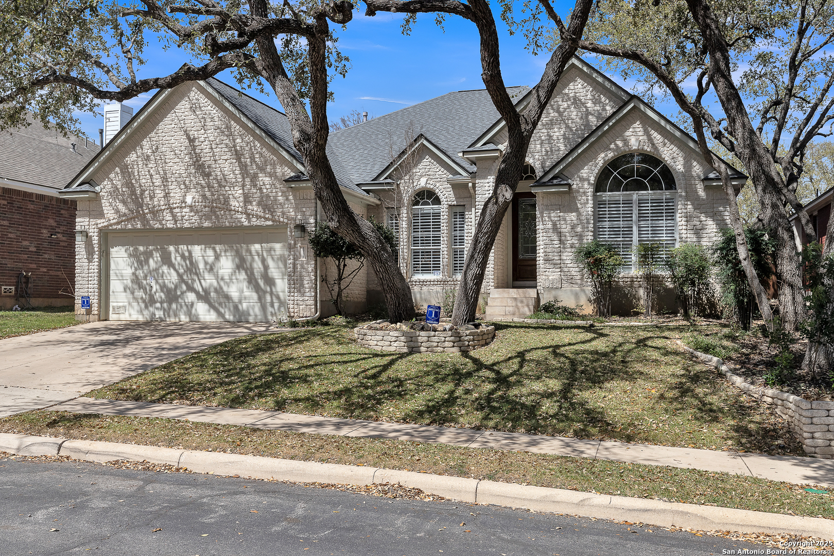 1735 Diamond Ridge San Antonio, TX 78248 - Photo 30 of 33 a front view of a house with garden