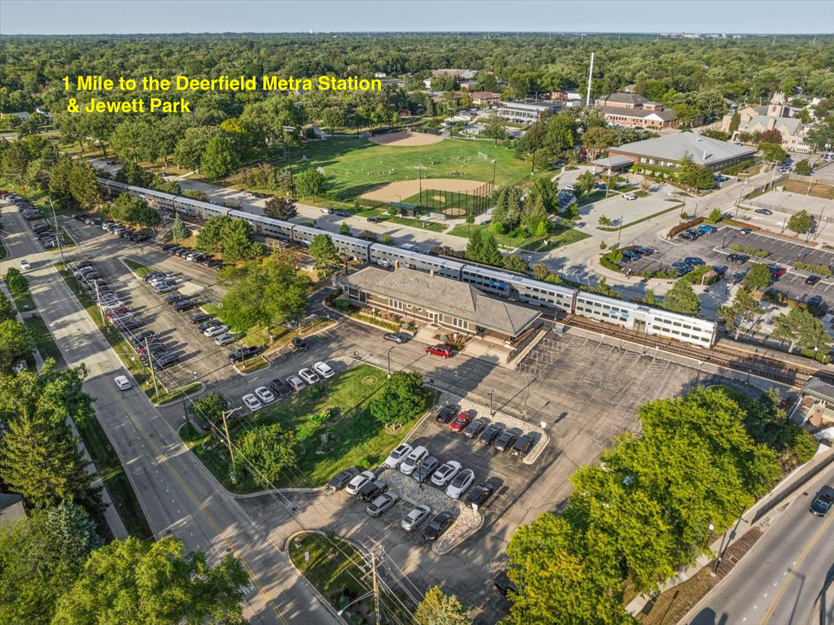 1504 Northwoods Road Deerfield, IL 60015 - Photo 3 of 3 an aerial view of residential houses with outdoor space