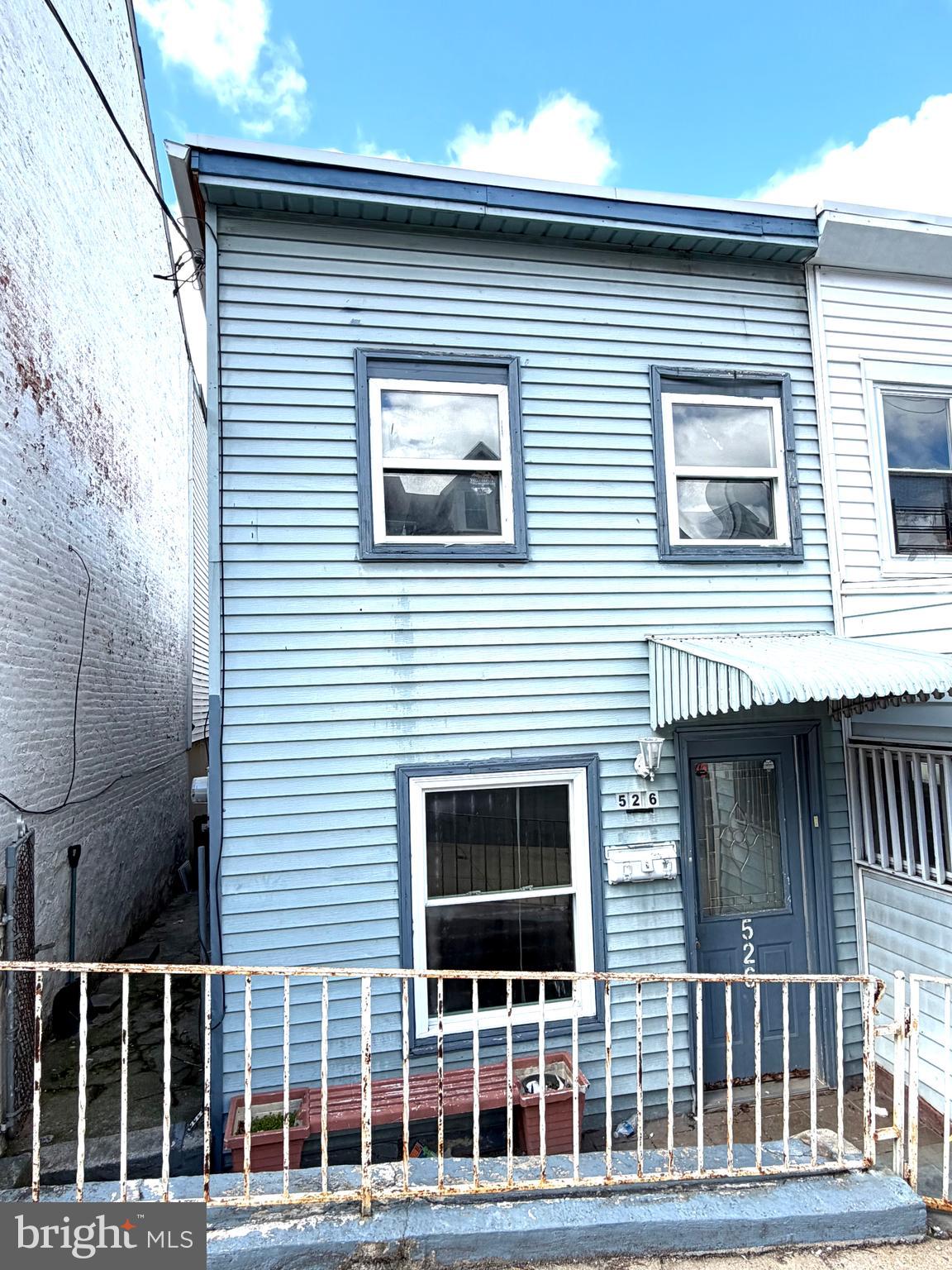 a view of front door