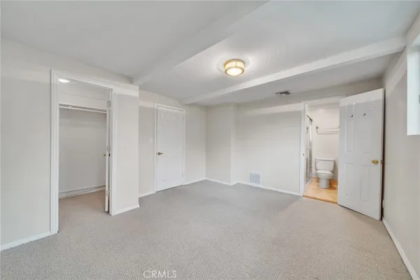 a view of an empty room