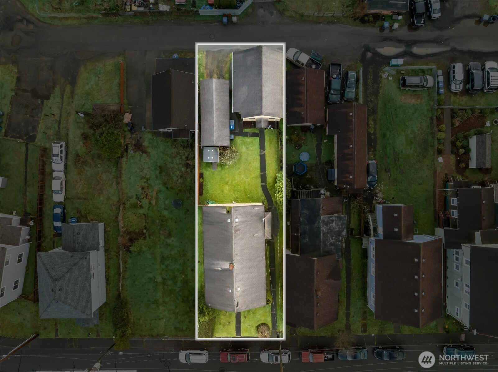 324 North F Street Aberdeen, WA 98520 - Photo 31 of 32 an aerial view of residential house with outdoor space
