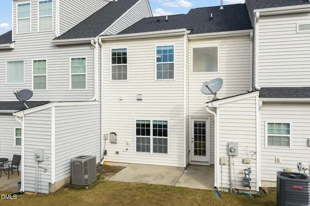 a view of a house with a patio