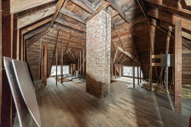 a view of storage and utility room