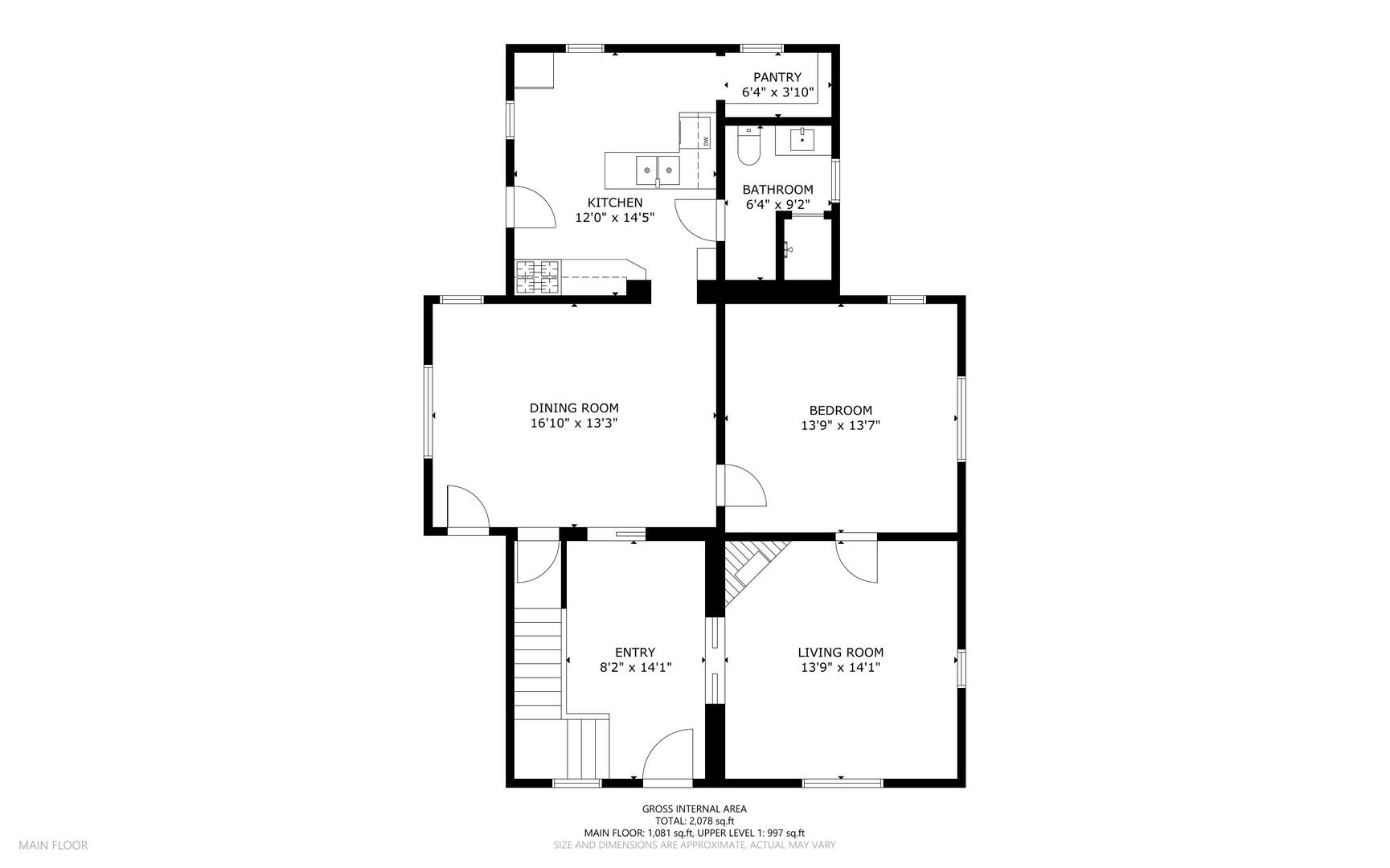 516 Catherine Street Ottawa, IL 61350 - Photo 37 of 38 a picture of floor plan