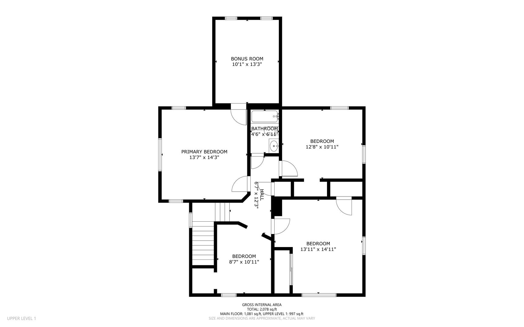 516 Catherine Street Ottawa, IL 61350 - Photo 38 of 38 a picture of a bench in a white wall
