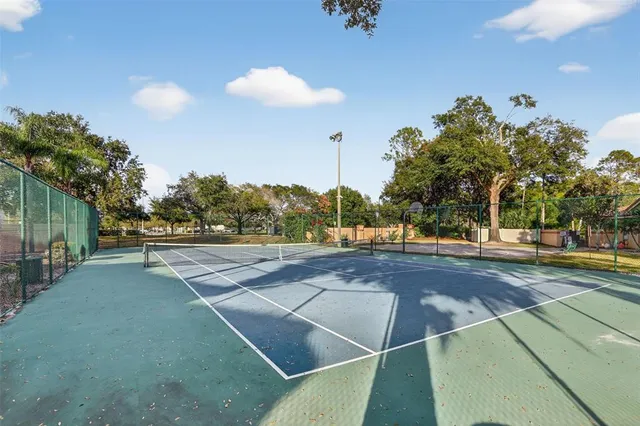 a view of a basketball court