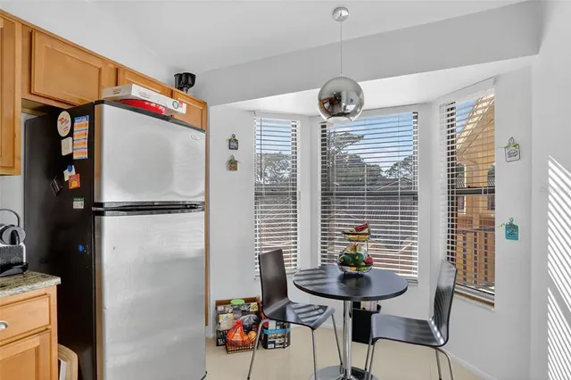 a room with furniture and a window