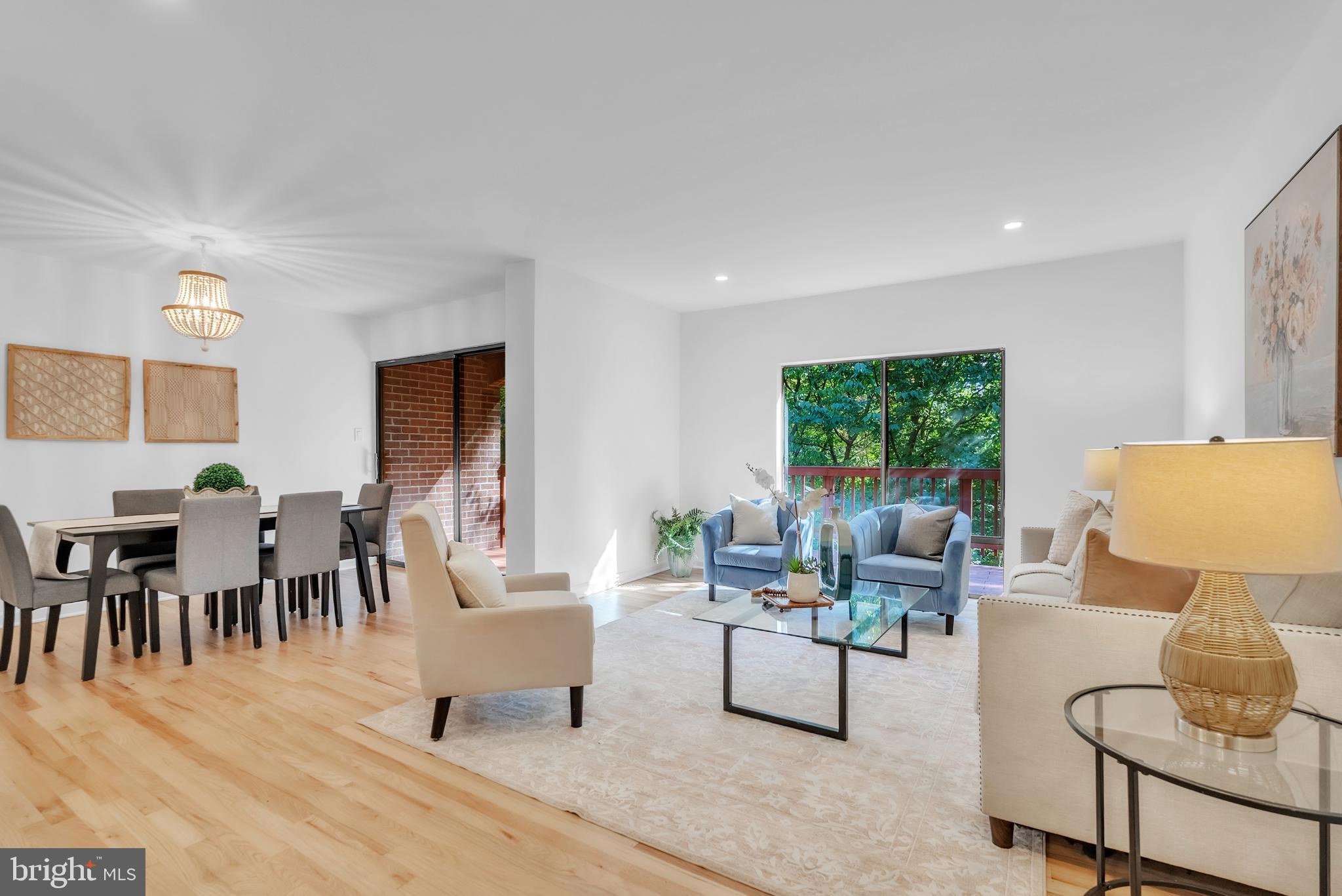 8074 Inverness Ridge Road Potomac, MD 20854 - Photo 6 of 41 a living room with furniture and a wooden floor