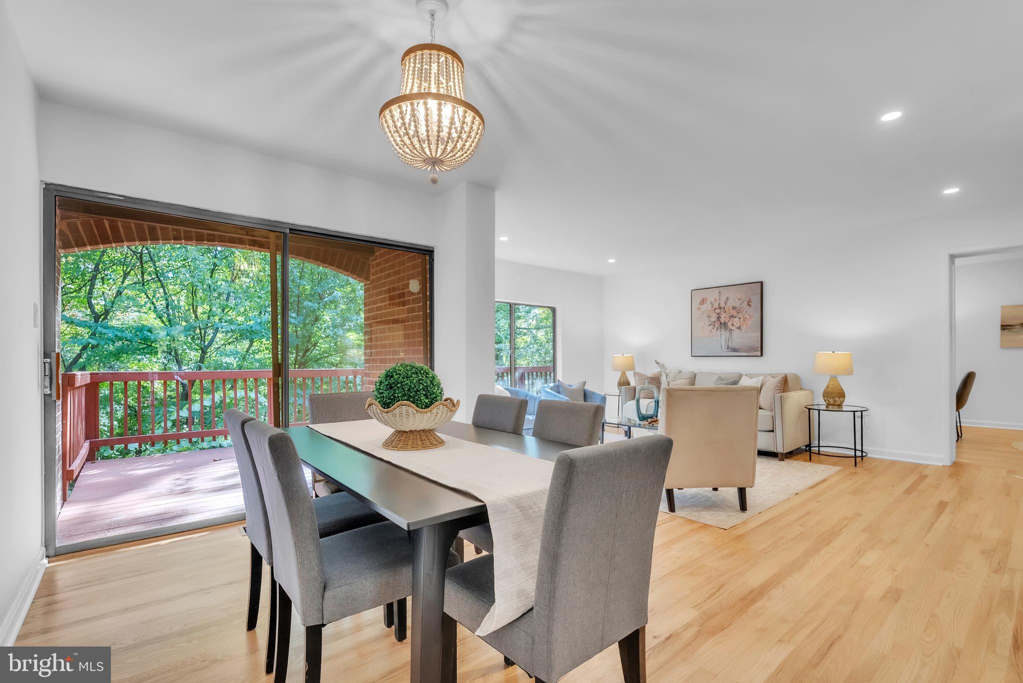 8074 Inverness Ridge Road Potomac, MD 20854 - Photo 8 of 41 a view of a dining room with furniture window and outside view