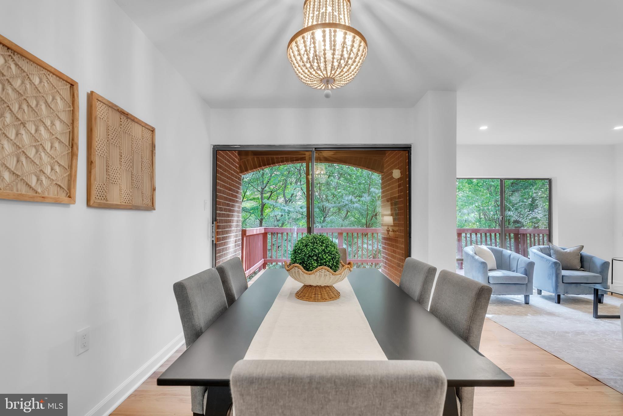 8074 Inverness Ridge Road Potomac, MD 20854 - Photo 9 of 41 a view of a dining room with furniture window and outside view