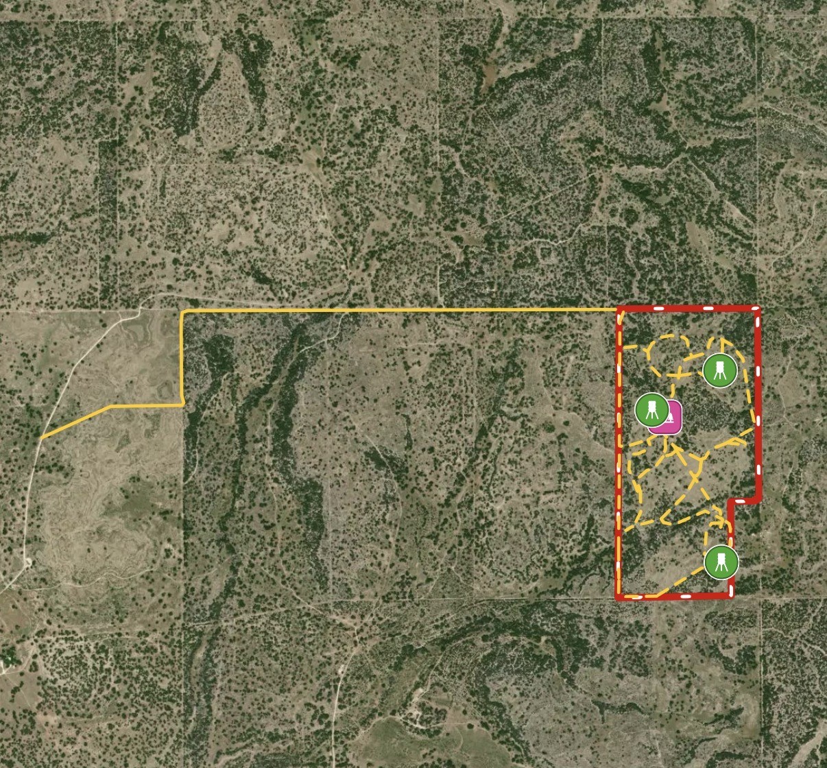 24 County Road 24 Junction, TX 76849 - Photo 36 of 37 a bird view of a house
