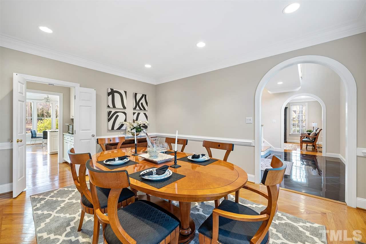 7605 Rainwater Road Raleigh, NC 27615 - Photo 7 of 30 a view of a dining room with furniture