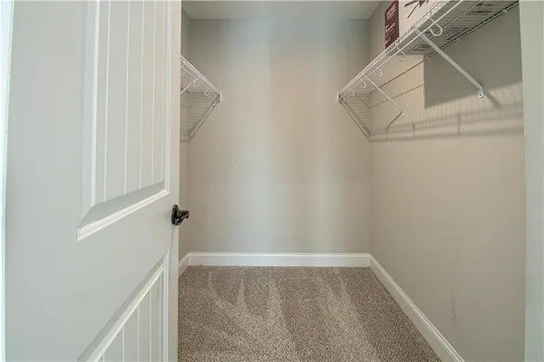 a view of walk in closet