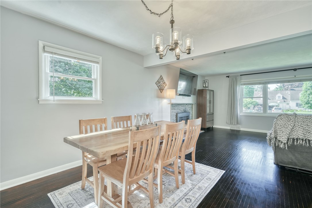 1038 Whalen Road Penfield, NY 14526 - Photo 10 of 46 Formal dining space with hardwood flooring
