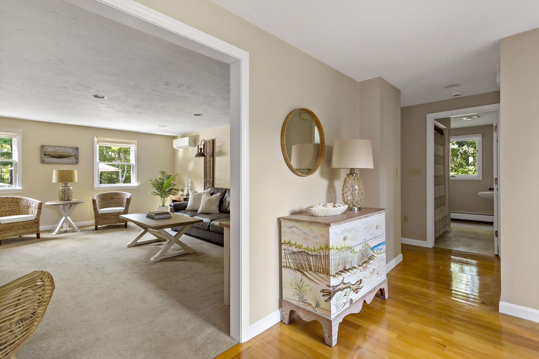 21 Eldridge Street Buzzards Bay, MA 02532 - Photo 4 of 40 a living room with furniture a window and a view of bedroom