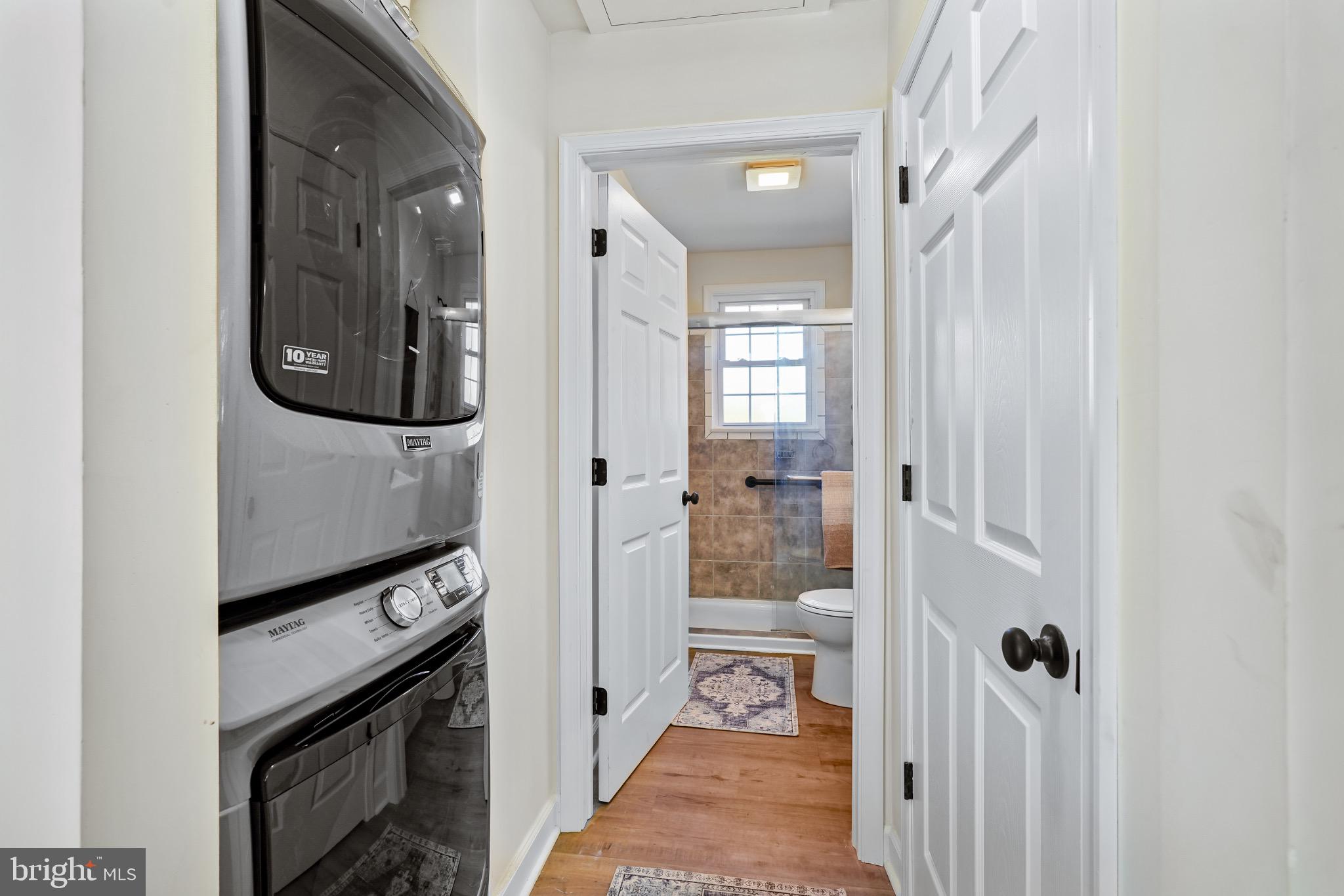 190 West Ridge Road Nottingham, PA 19362 - Photo 13 of 22 Modern laundry nook with bathroom access.