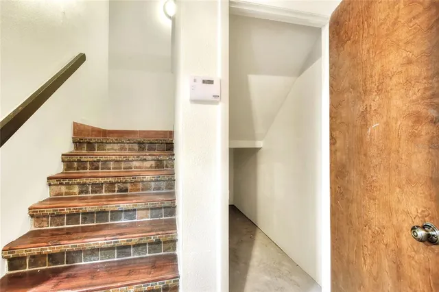 a view of wooden floor