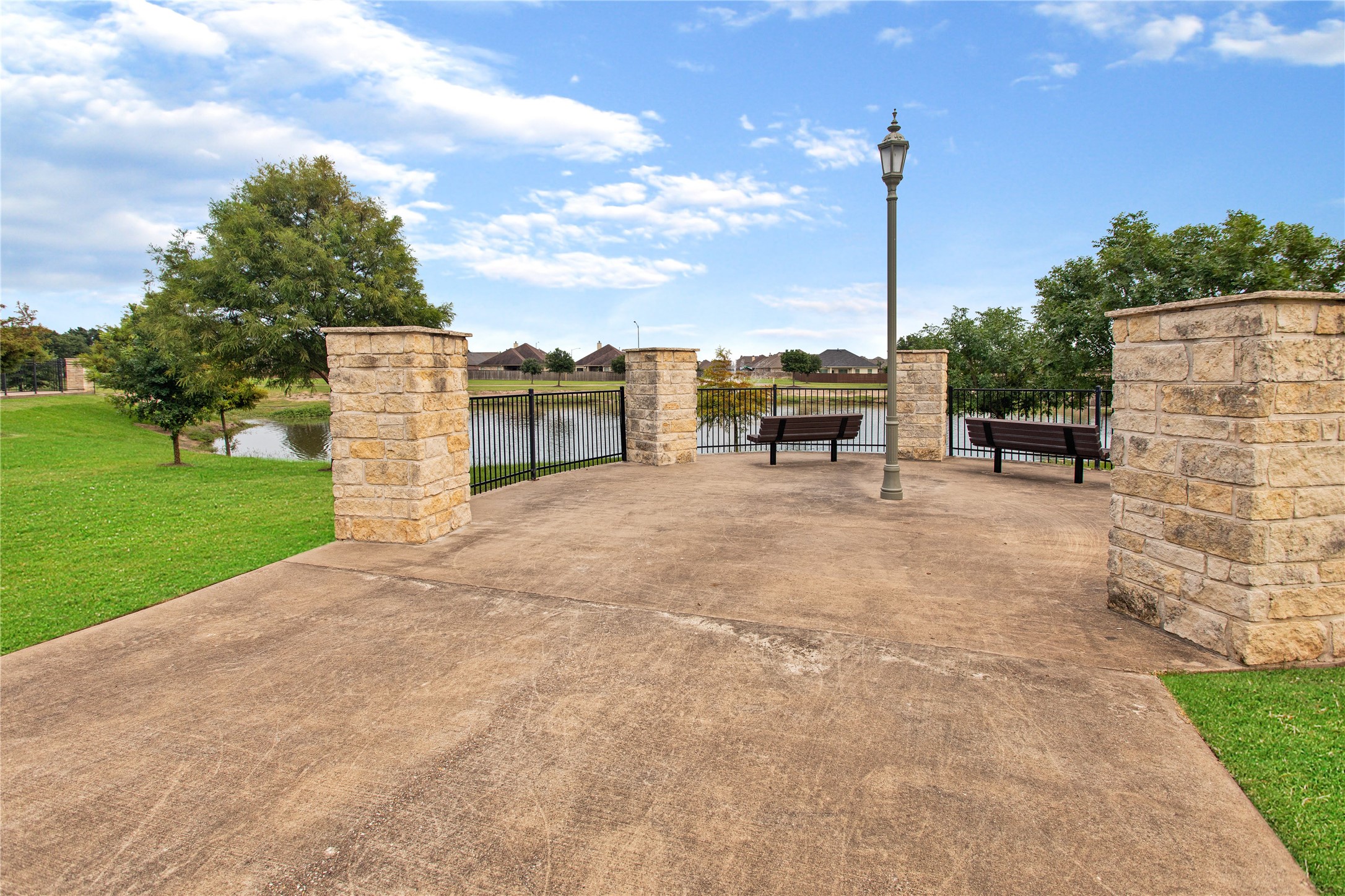 15416 Baker Meadow Loop College Station, TX 77845 - Photo 20 of 26 a view of a terrace with a big yard