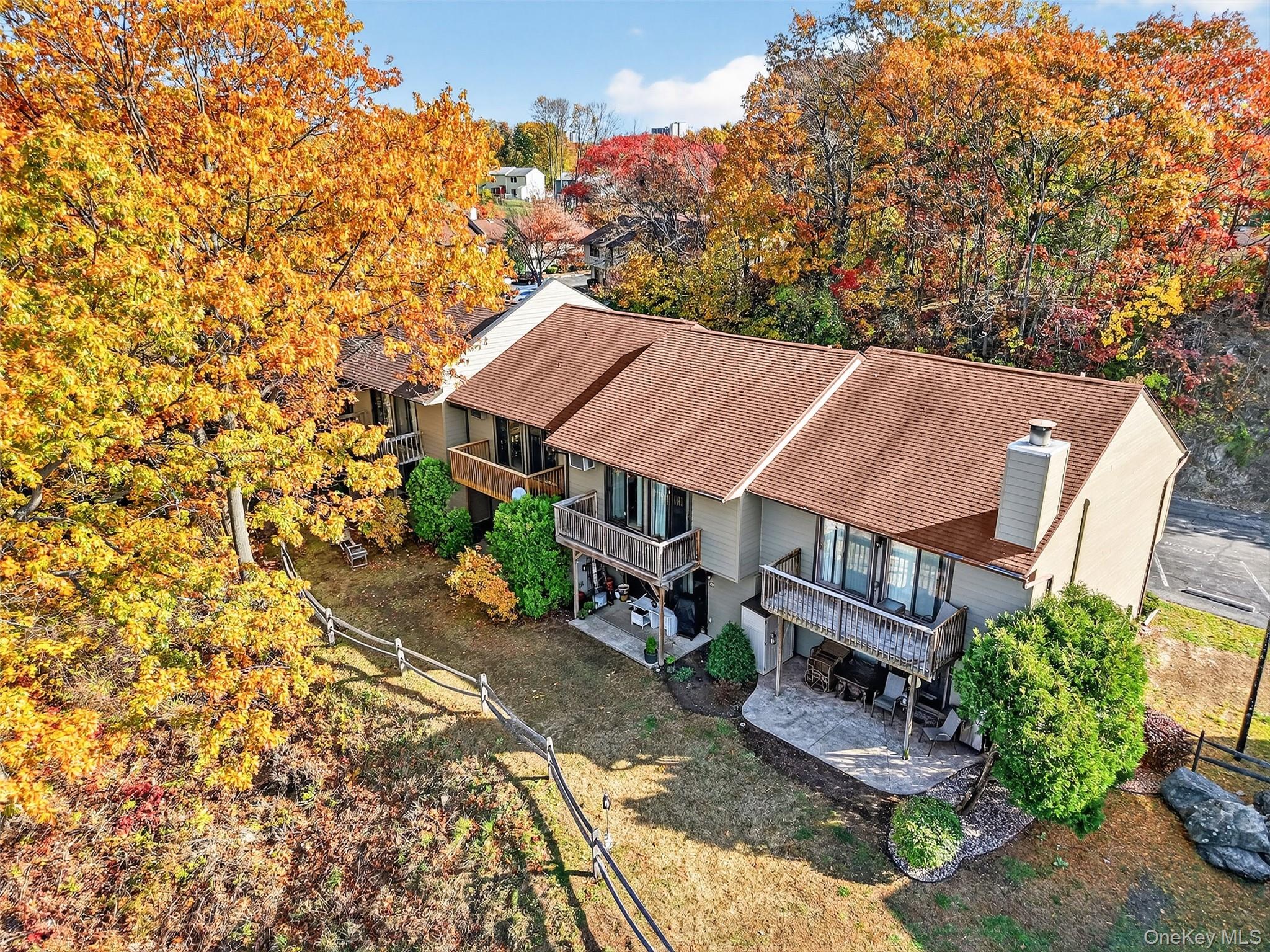 28 Hudson Heights Drive, Unit 28 Poughkeepsie, NY 12601 - Photo 42 of 50 an aerial view of a house with a yard