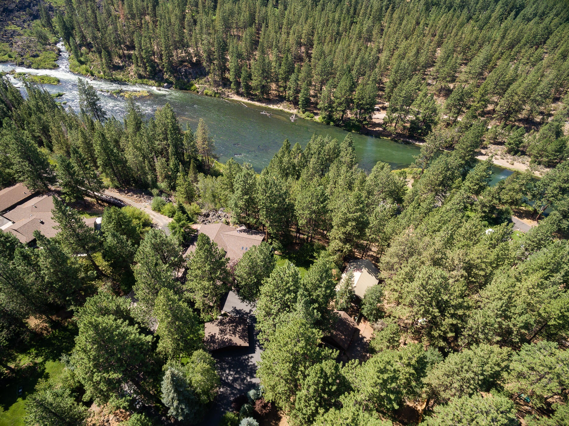 18830 Shoshone Road Bend, OR 97702 - Photo 41 of 49 40drone with rapids