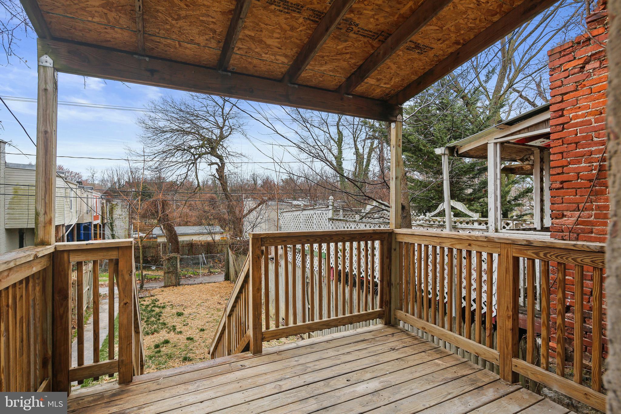 3908 Reisterstown Road Baltimore, MD 21215 - Photo 25 of 25 covered deck !