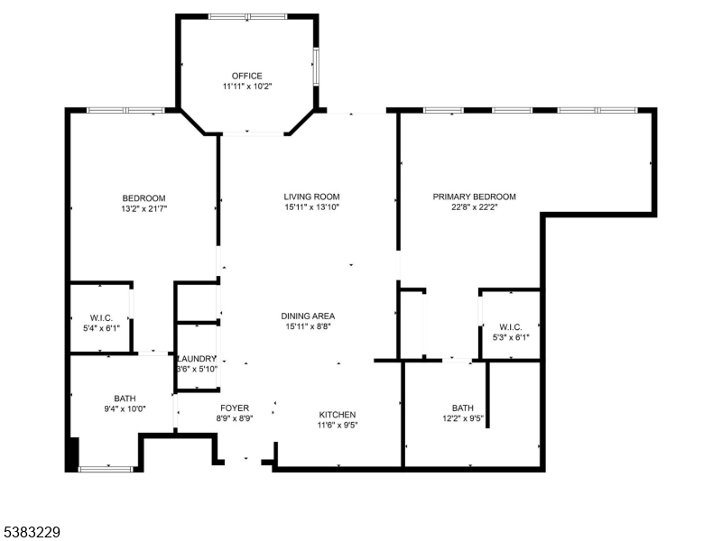 7 Ridgeview Lane, Unit 7 Mount Arlington, NJ 07856 - Photo 29 of 33 a picture of a floor plan
