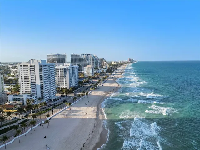 a view of a city from a balcony