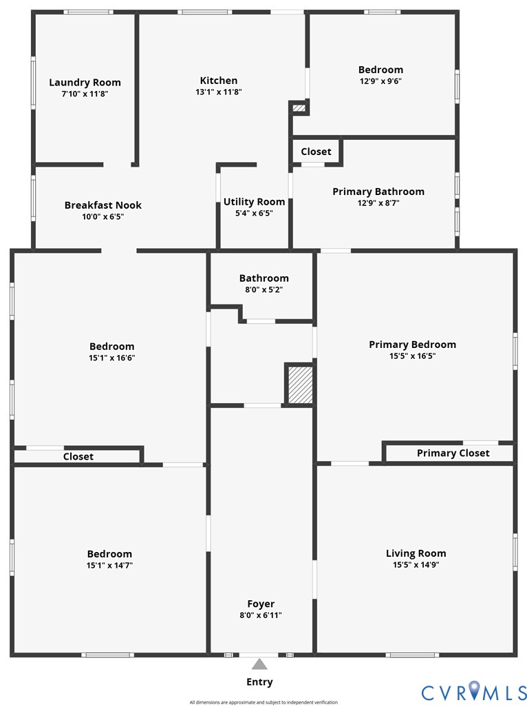 116 Fairfax Avenue Colonial Heights, VA 23834 - Photo 20 of 20 View of floor plan / room layout