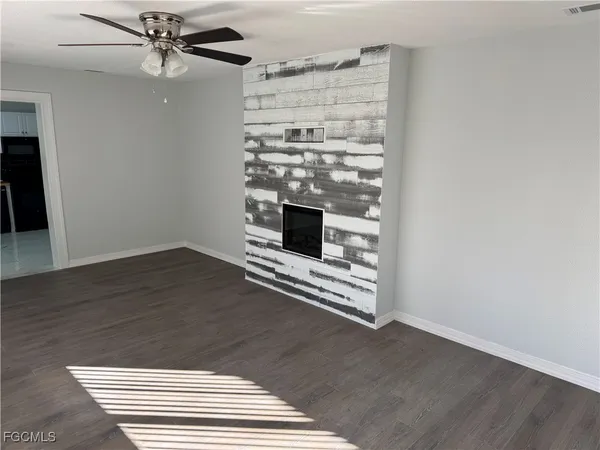 wooden floor in an empty room
