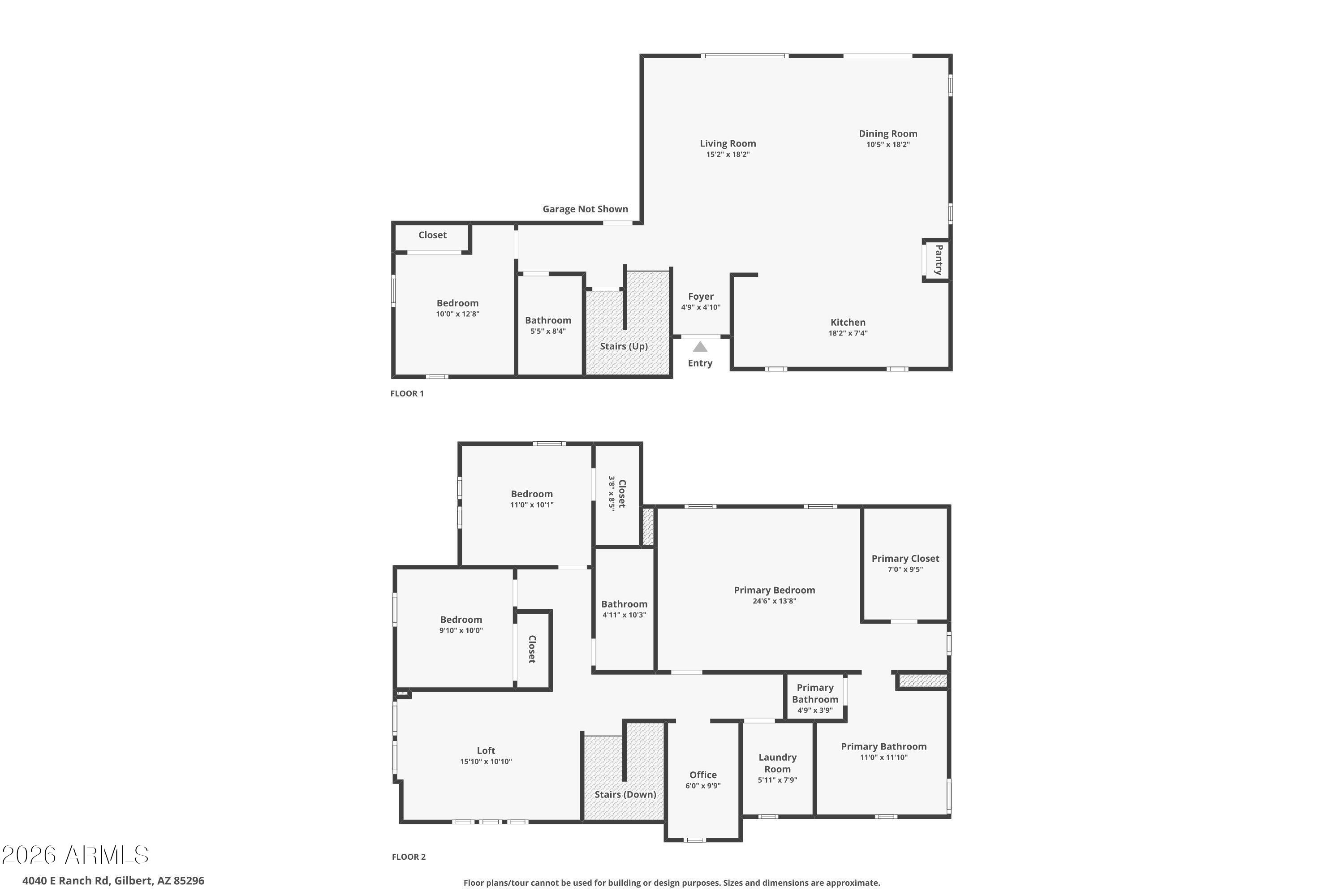4040 East Ranch Road Gilbert, AZ 85296 - Photo 57 of 57 Floor Plan