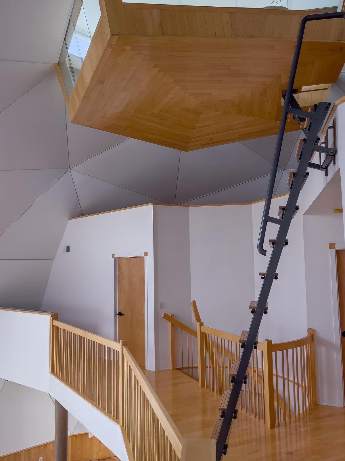 4745 Plank Road Natural Bridge, VA 24578 - Photo 54 of 75 Stairs from 2nd fl. loft to third floor/Cupola