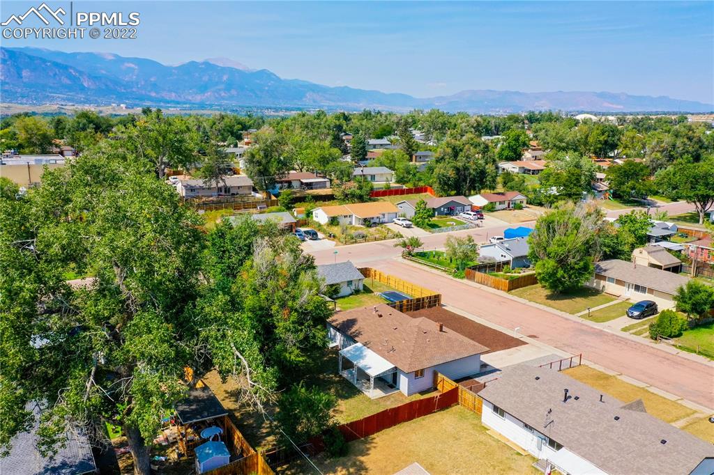 505 Inca Drive Colorado Springs, CO 80911 - Photo 14 of 33 an aerial view of a house with yard