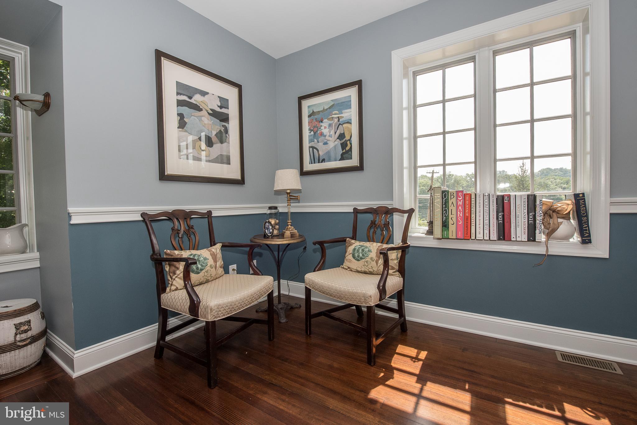 603 Beatty Road Media, PA 19063 - Photo 24 of 84 a dining room with wooden floor and a window