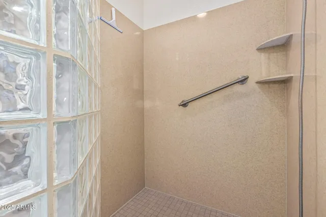 a view of a rack on the wall