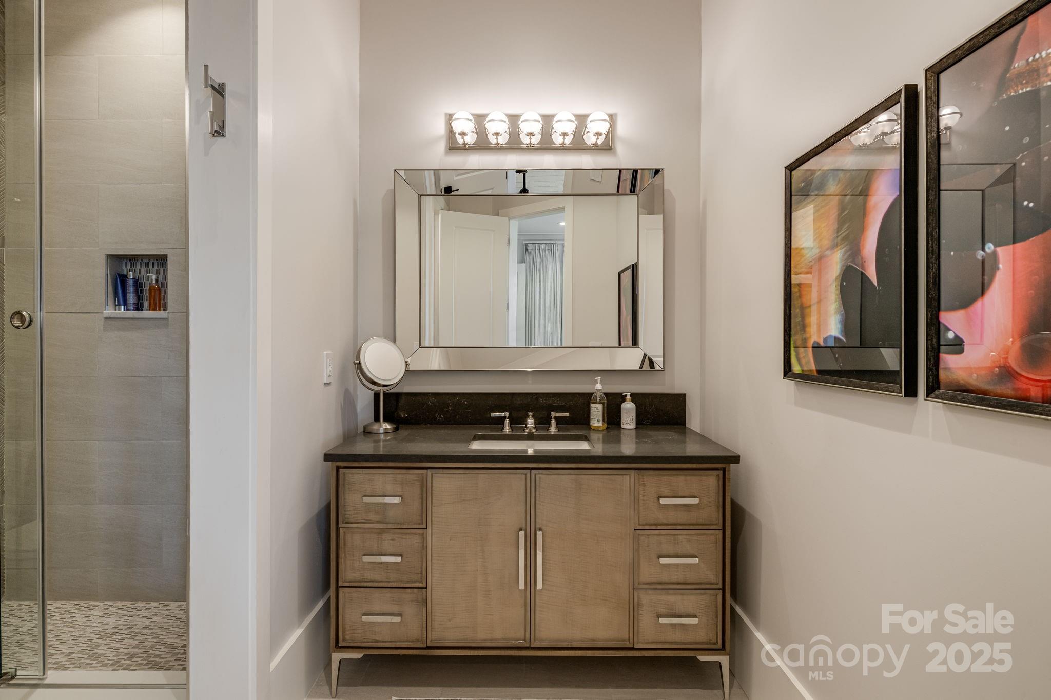 85 Back Bone Way, Unit 200 Sylva, NC 28779 - Photo 37 of 48 a bathroom with a sink and a mirror