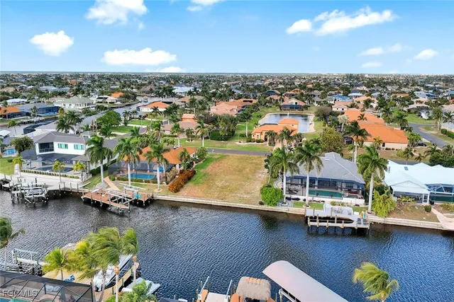 an aerial view of residential building with outdoor space